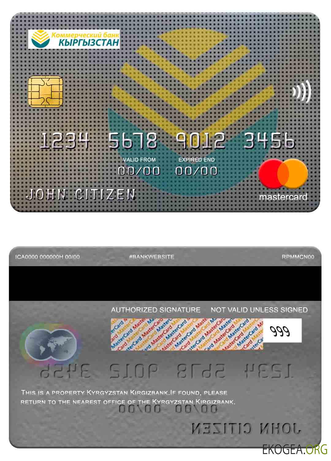 Kirghizistan Kirgizbank mastercard